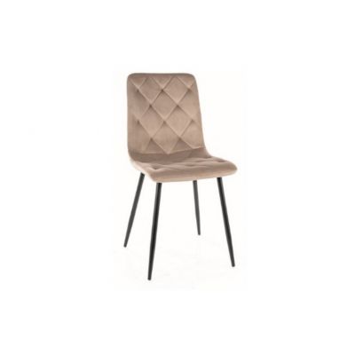 Scaun beige JERRY VELVET