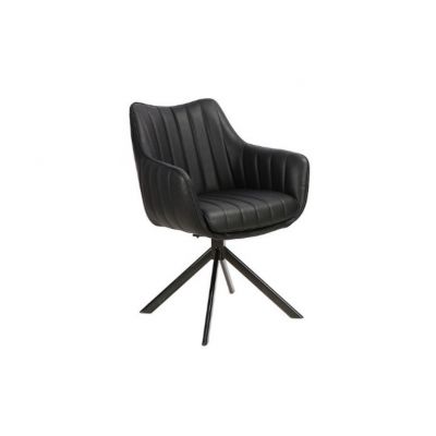 Scaun black AZALIA ECOPIELE
