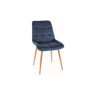 Scaun blue CHIC D VELVET
