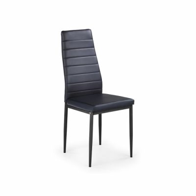 Scaun CHAIR K70, tapitat, negru, 41x50x98 cm la reducere