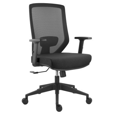 Scaun ergonomic J Negru Scaun ergonomic J Negru