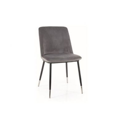 Scaun grey JILL VELVET