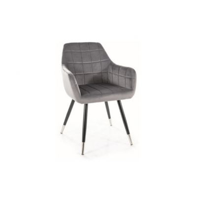 Scaun grey NUXE VELVET