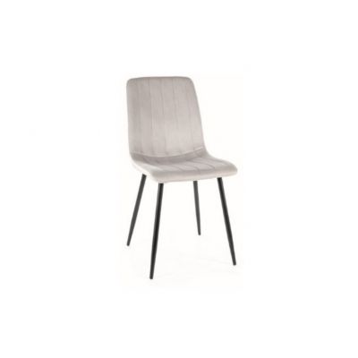 Scaun light grey ALAN VELVET