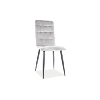Scaun light grey OTTO VELVET