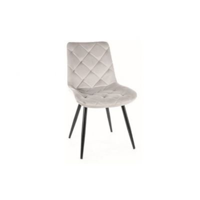 Scaun light grey RALPH VELVET