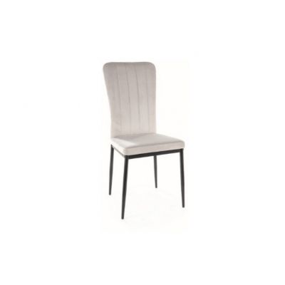 Scaun light grey Vigo Velvet