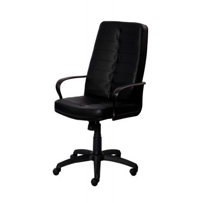 Scaun managerial rotativ piele eco neagra Eva