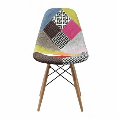 Scaun Wells Stofa Multicolor Patchwork la reducere