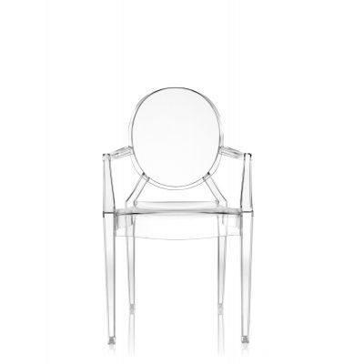 Set 2 scaune Kartell Louis Ghost design Philippe Starck transparent