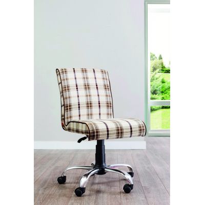 Scaun, Çilek, Plaid Soft Chair, 58x92x60 cm, Multicolor ieftin