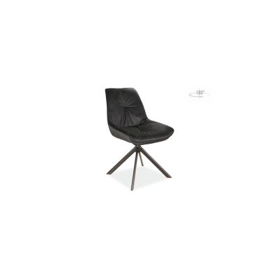 Scaun Rotativ Boogie I Velvet Negru Bluvel 19 la reducere