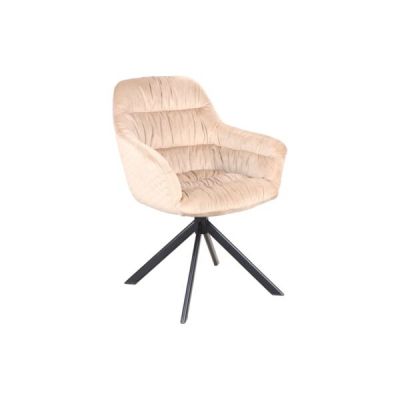 Scaun tapitat Astoria Velvet – Beige