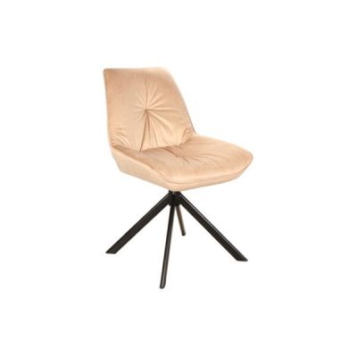 Scaun tapitat Boogie I Velvet – Bej