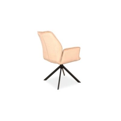 Scaun tapitat Boogie II Velvet – Beige