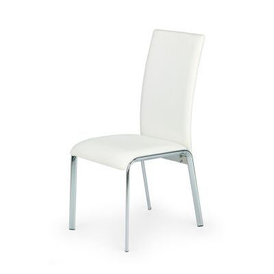 Scaun K135 piele ecologica alb