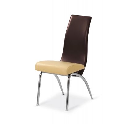 Scaun K2 pvc bej maro