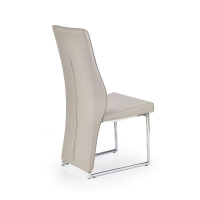 Scaun K213 piele ecologica cappuccino