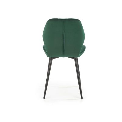 Scaun tapitat K453 Velvet Verde – h86 cm