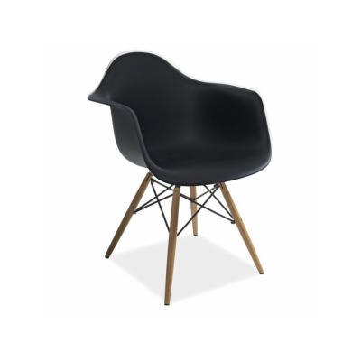 Scaun Mondi negru - H 81 cm