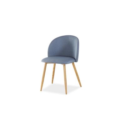 Scaun tapitat Erin denim - H 77 cm