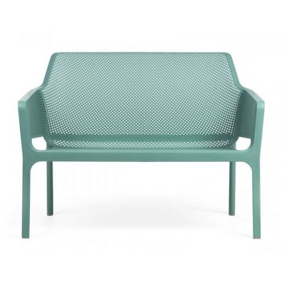 Banca exterior Nardi Net 116x70cm h 86cm verde salice