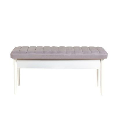 Bancă Vina Bench, Nuc, 48x48x110 cm ieftin