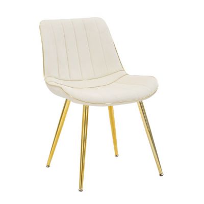 Mauro Ferretti SCAUN PARIS CREM/AURIU SET 2 BUC CM 51X59X79 Mauro Ferretti SCAUN PARIS CREM/AURIU SET 2 BUC CM 51X59X79
