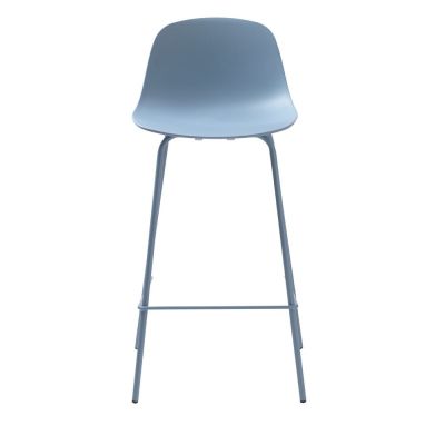 Scaun de bar albastru deschis din plastic 92,5 cm Whitby – Unique Furniture Scaun de bar albastru deschis din plastic 92,5 cm Whitby – Unique Furniture