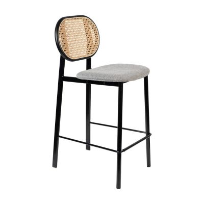 Scaun de bar negru/gri deschis 94 cm Spike – Zuiver Scaun de bar negru/gri deschis 94 cm Spike – Zuiver