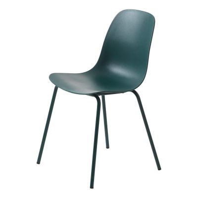Scaun de dining turcoaz din plastic Whitby – Unique Furniture