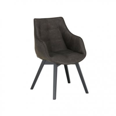 Scaun Reno Cu Brat Vintage Anthracite, 62 Cm