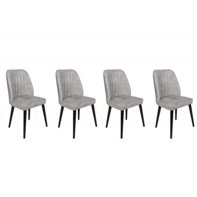 Set scaune (4 bucăți) Alfa V4 Chair Set (4 Pieces), Kaki, 50x90x49 cm