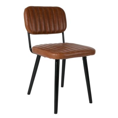 Scaun de dining maro coniac Jake Worn – White Label