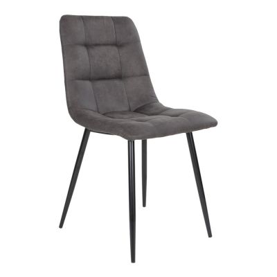 Set 2 scaune dining House Nordic Middelfart, gri închis