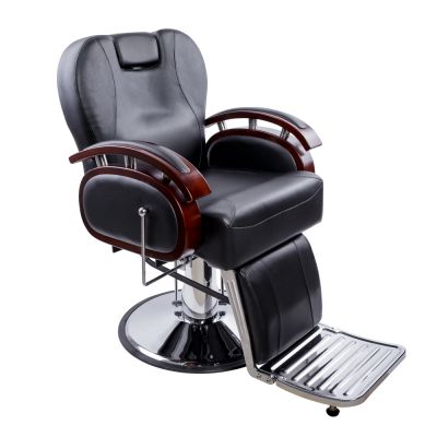 Scaun Frizerie Maro/Negru Assad Negru