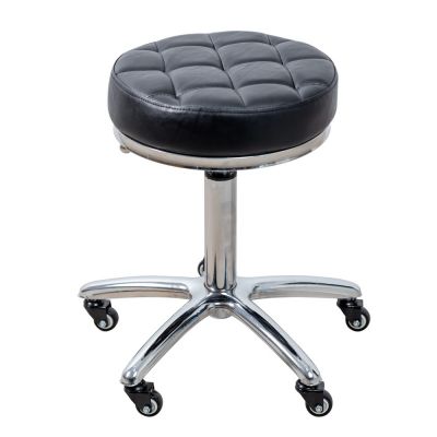 Scaun pentru Salon - Rotund, din Piele Ecologica