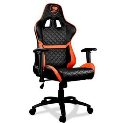 Scaun Gaming Cougar Armor One 3MARONXB.0003, PVC Piele, reglabil (Negru/Portocaliu)