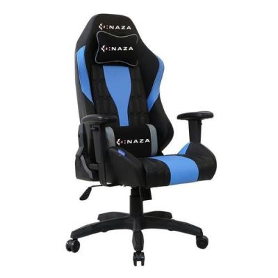 Scaun Gaming Inaza Alvis, reglabil  (Negru/Albastru)