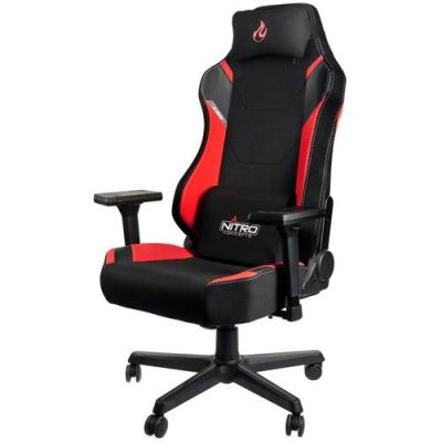 Scaun Gaming Nitro Concepts X1000, reglabil (Negru/Rosu)