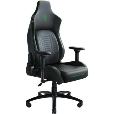 Scaun gaming Razer Iskur XL, reglabil (Negru/Verde)