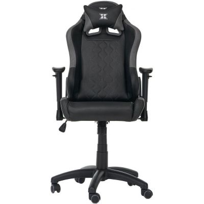 Scaun gaming Serioux Kids, reglabil (Negru/Gri)