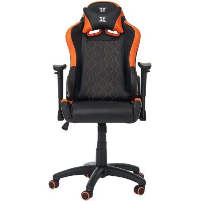 Scaun gaming Serioux Kids, reglabil (Negru/Portocaliu)