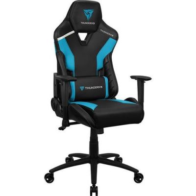 Scaun Gaming Thunder X3 TC3, reglabil (Albastru/Negru)