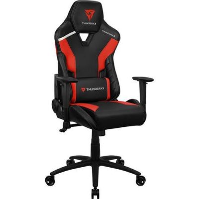 Scaun Gaming Thunder X3 TC3, reglabil (Rosu/Negru)