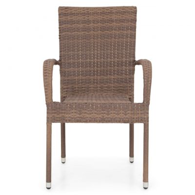 Scaun suprapozabil, Amaya, 56.5 x 63 x 95 cm, otel, maro Scaun suprapozabil, Amaya, 56.5 x 63 x 95 cm, otel, maro