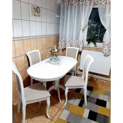 Set  LID 117 din lemn masa 100/130/70 cm + 4 scaune
