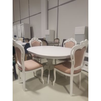 SET LID 44 MASA 106/141 + 4 SCAUNE DIN LEMN