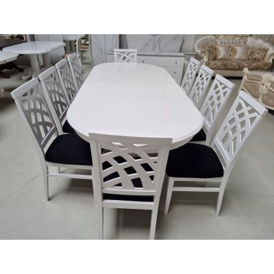 SET MARCO 3 MASA 160/280 CM + 10 SCAUNE personalizabil pe culori