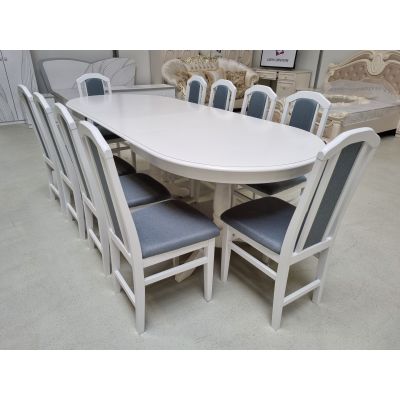 SET MARCO 30 MASA 160/280 CM + 10 SCAUNE personalizabil pe culori